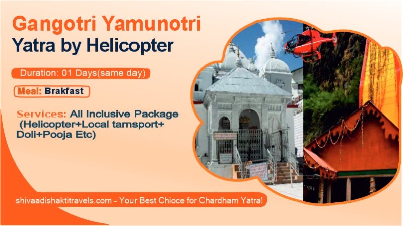 Gangotri Yamunotri Yatra By Helicopter