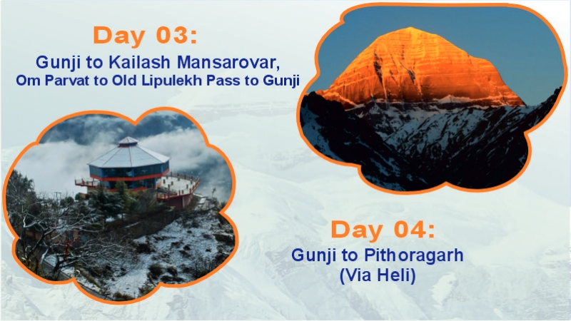Helicopter Tour of Adi Kailash, Om Parvat & Mt. Kailash