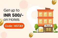 Flat ₹500 Off on Hotel Bookings – Use Code HSTAY